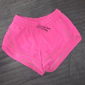 Pink Lululemon Shorts
